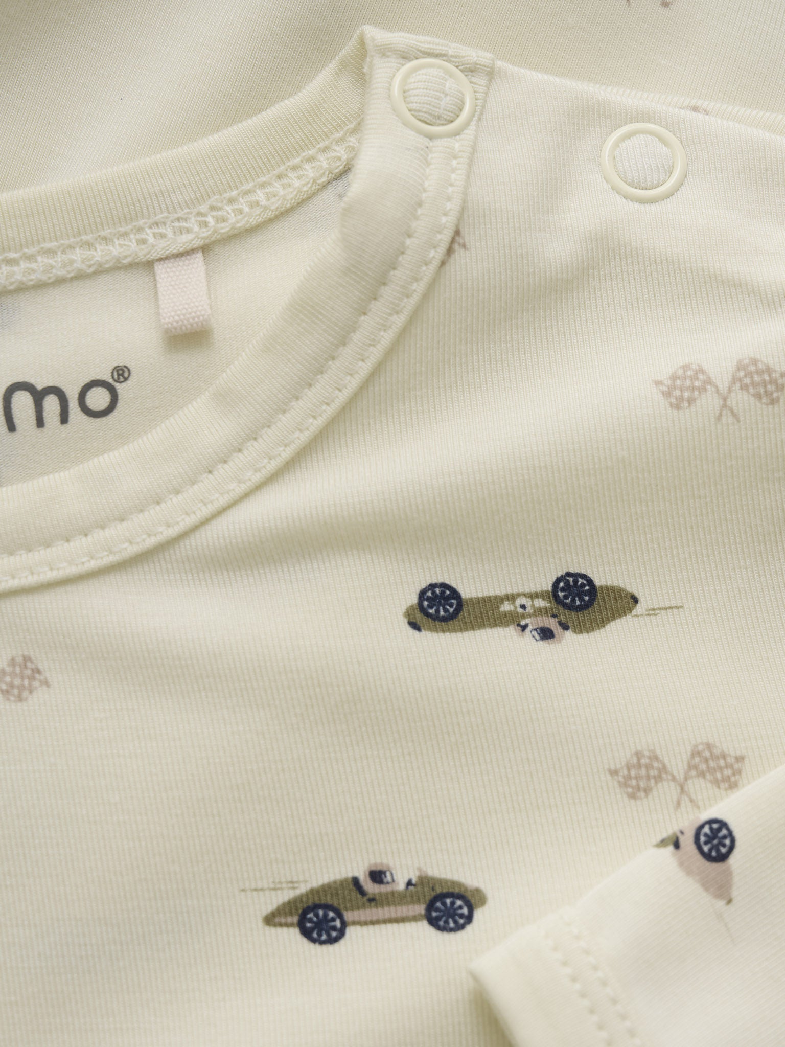 Minymo - Babybody langarm Rennautos