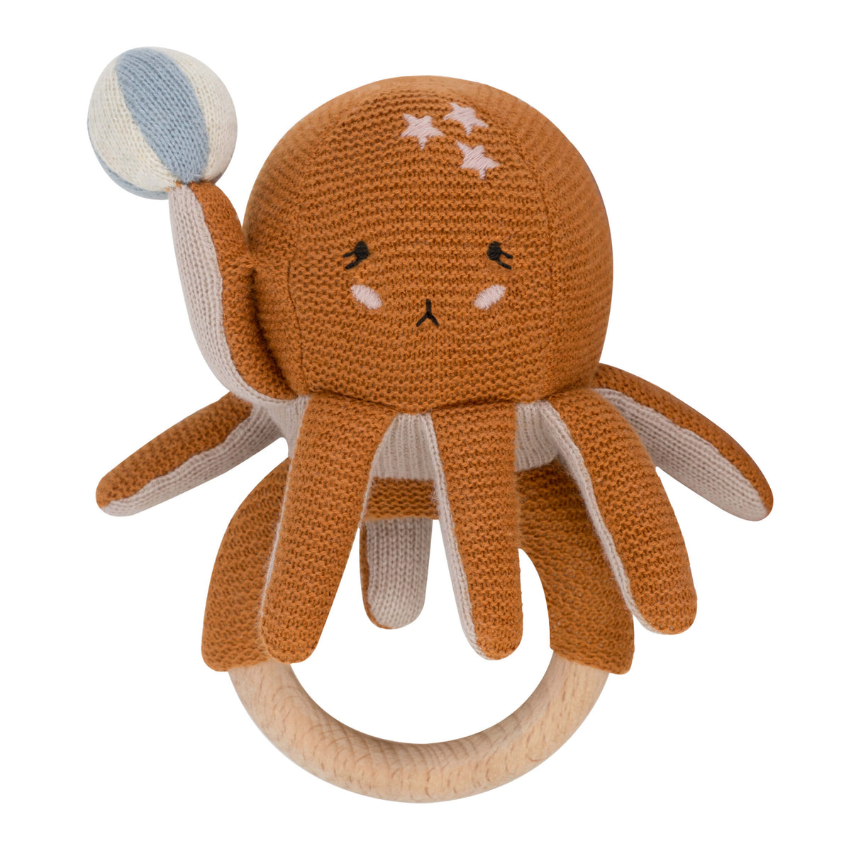 Baby Bello - Rassel "Ozzy the Octopus" Baumwolle (Bio)