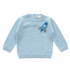 Papa Lobster - Baby Cashmere Pullover ROCKET Hellblau