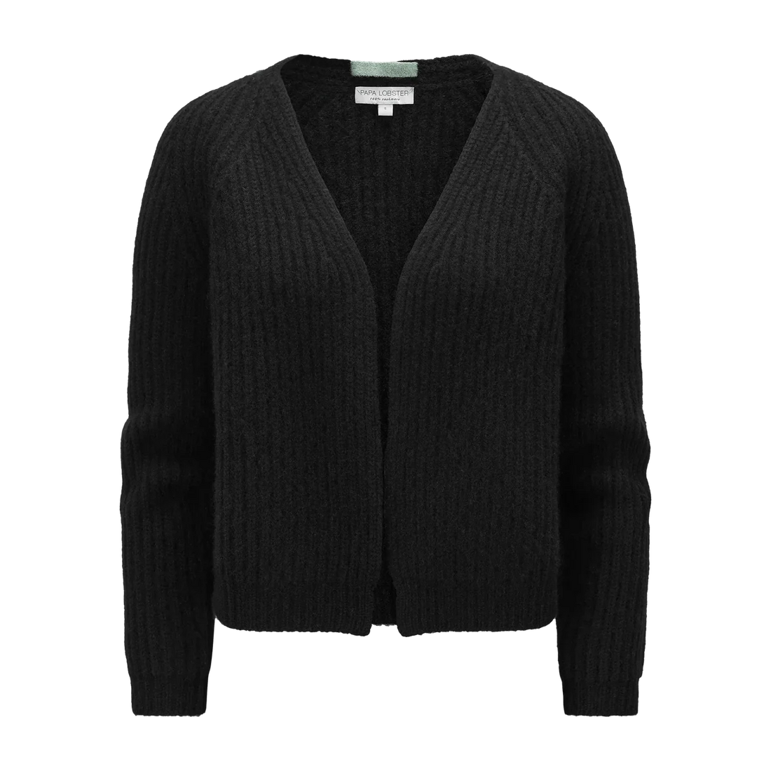 Papa Lobster - Damen Cardigan Kaschmir LOLA schwarz