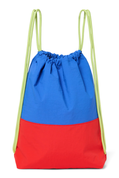 Studio Noos - Patchwork Turnbeutel Rot/Blau