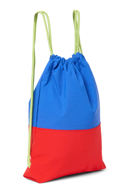 Studio Noos - Patchwork Turnbeutel Rot/Blau