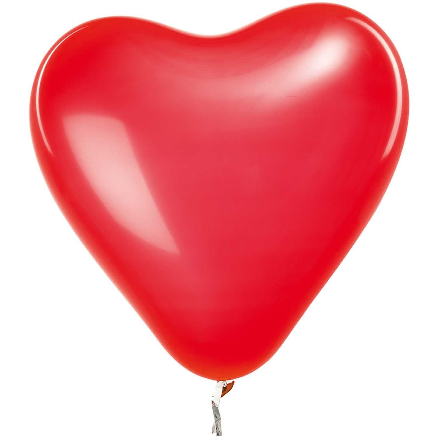 RICO DESIGN - Ballons Herz rot 12 Stk.