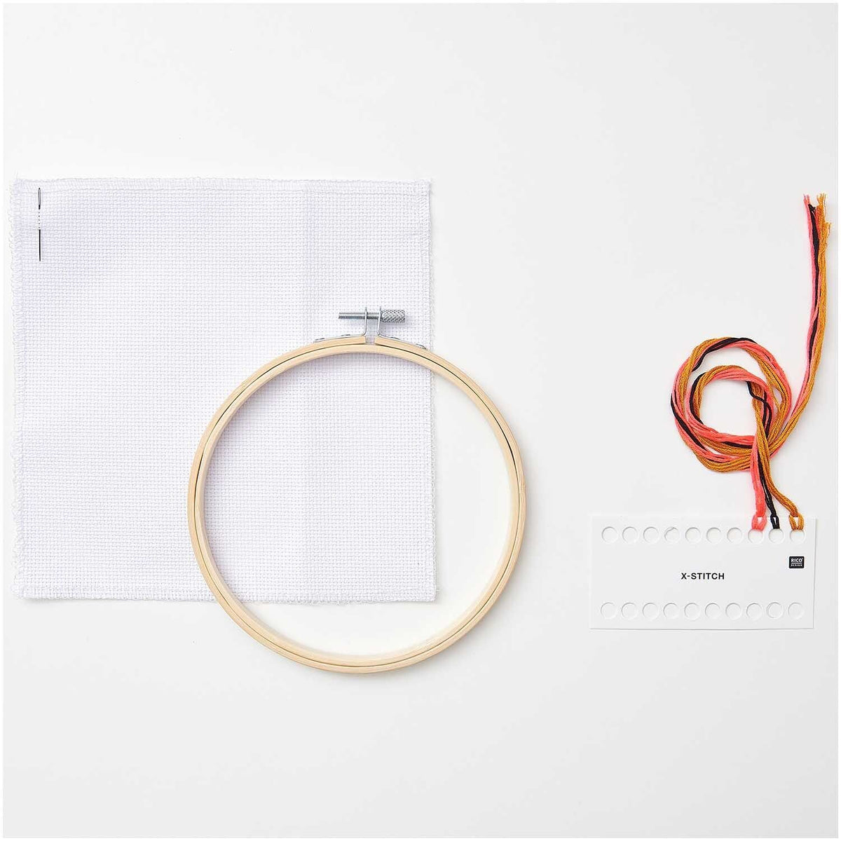 RICO DESIGN - Stickpackung Geburtsbild Herz