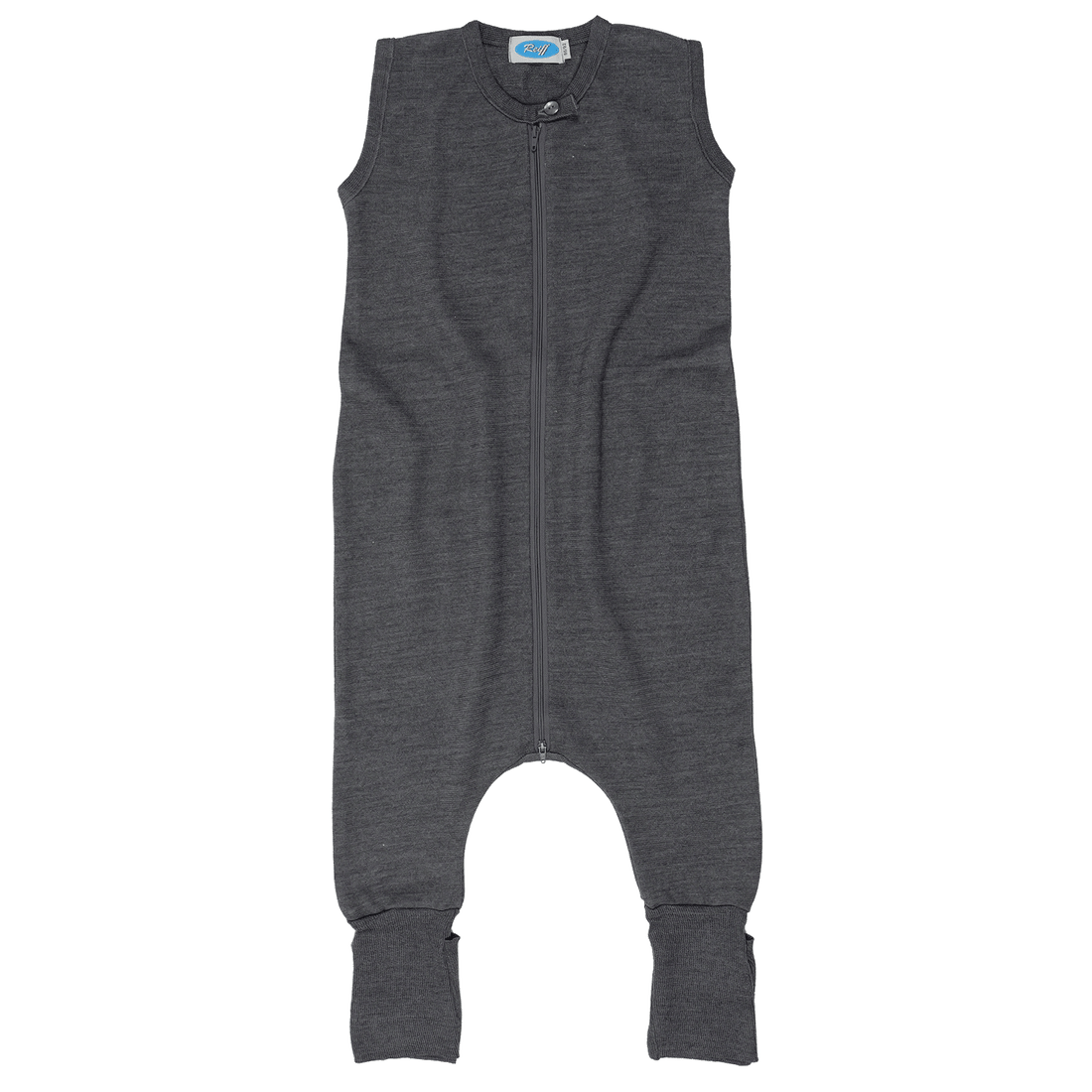 Reiff - Schlafsack mit Fuß ohne Arm Wolle/ Seide grau