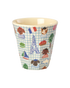 Rice - Melamin Becher Paris 250ml blau