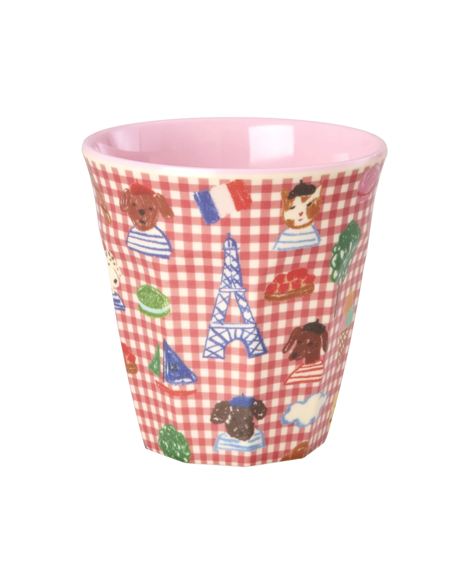 Rice - Melamin Becher Paris 250ml rot