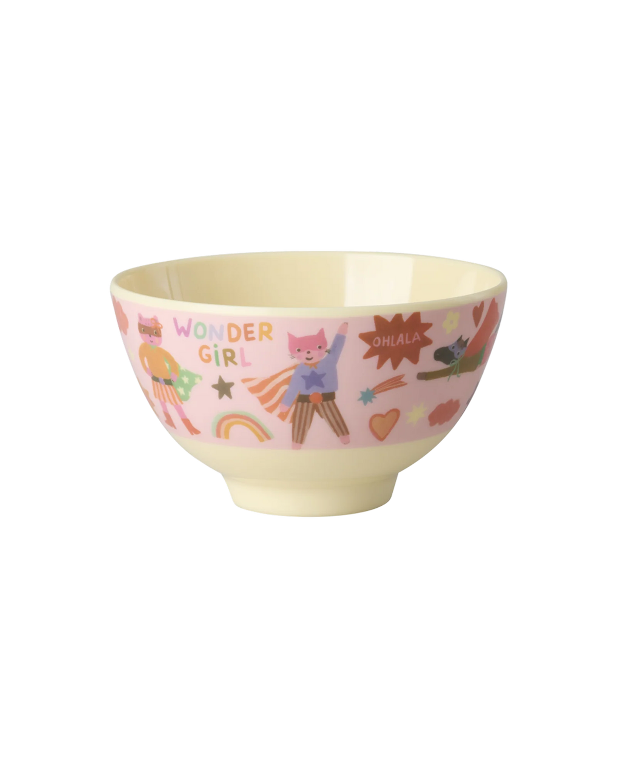 Rice - Melamin Schüssel Hero pink