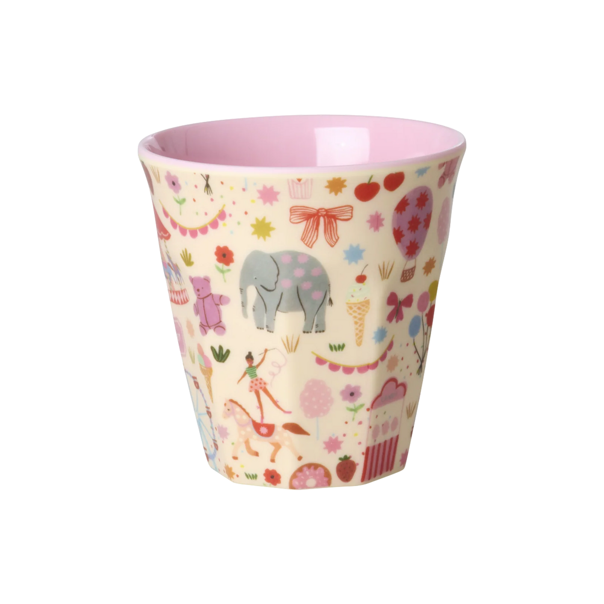 Rice - Melamine Becher Fun Fair rosa