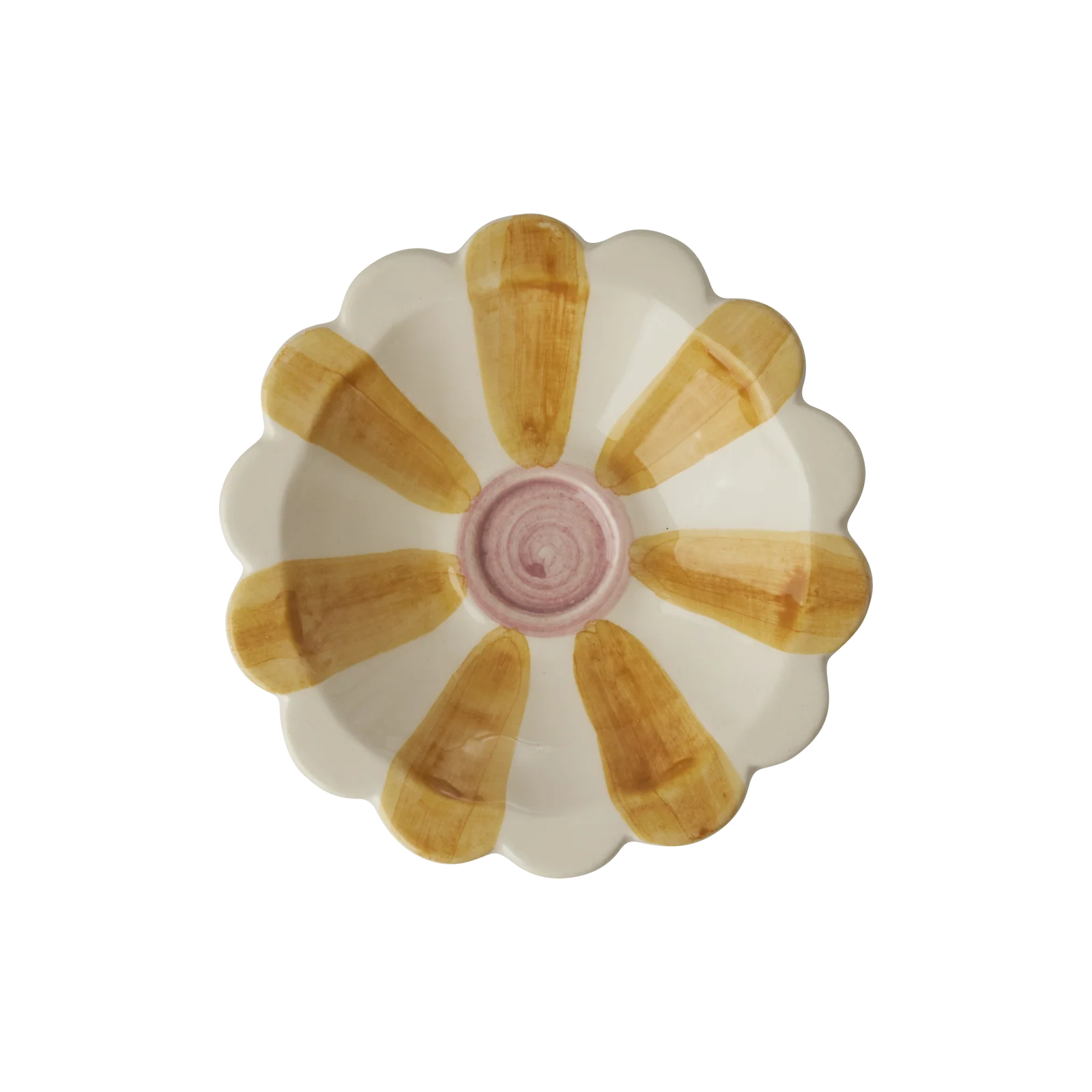 Rice - kleines Dipschälchen handbemalt gelb