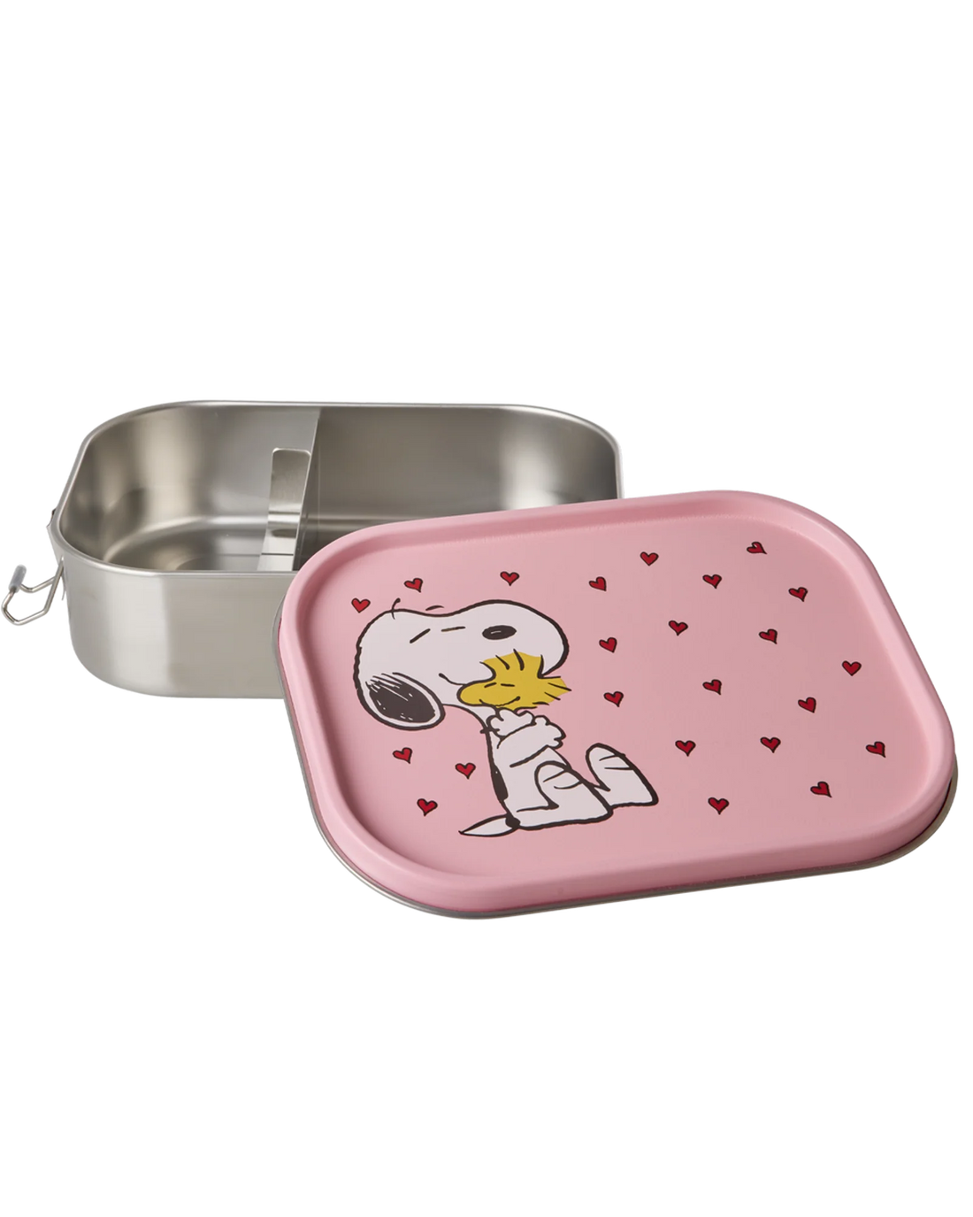 Rice - Stahl Brotdose Pink Snoopy Print
