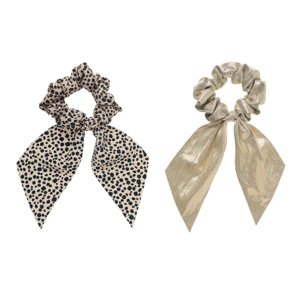 Rockahula - Scrunchies Leopard &amp; Gold, 2er-Set - AURYN Shop