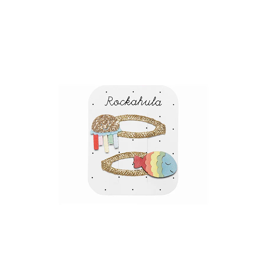 Rockahula - Haarspangen Meeresfreunde Regenbogen