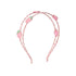 Rockahula - doppelter Haarreif mit Erdbeeren Rosa Glitzer