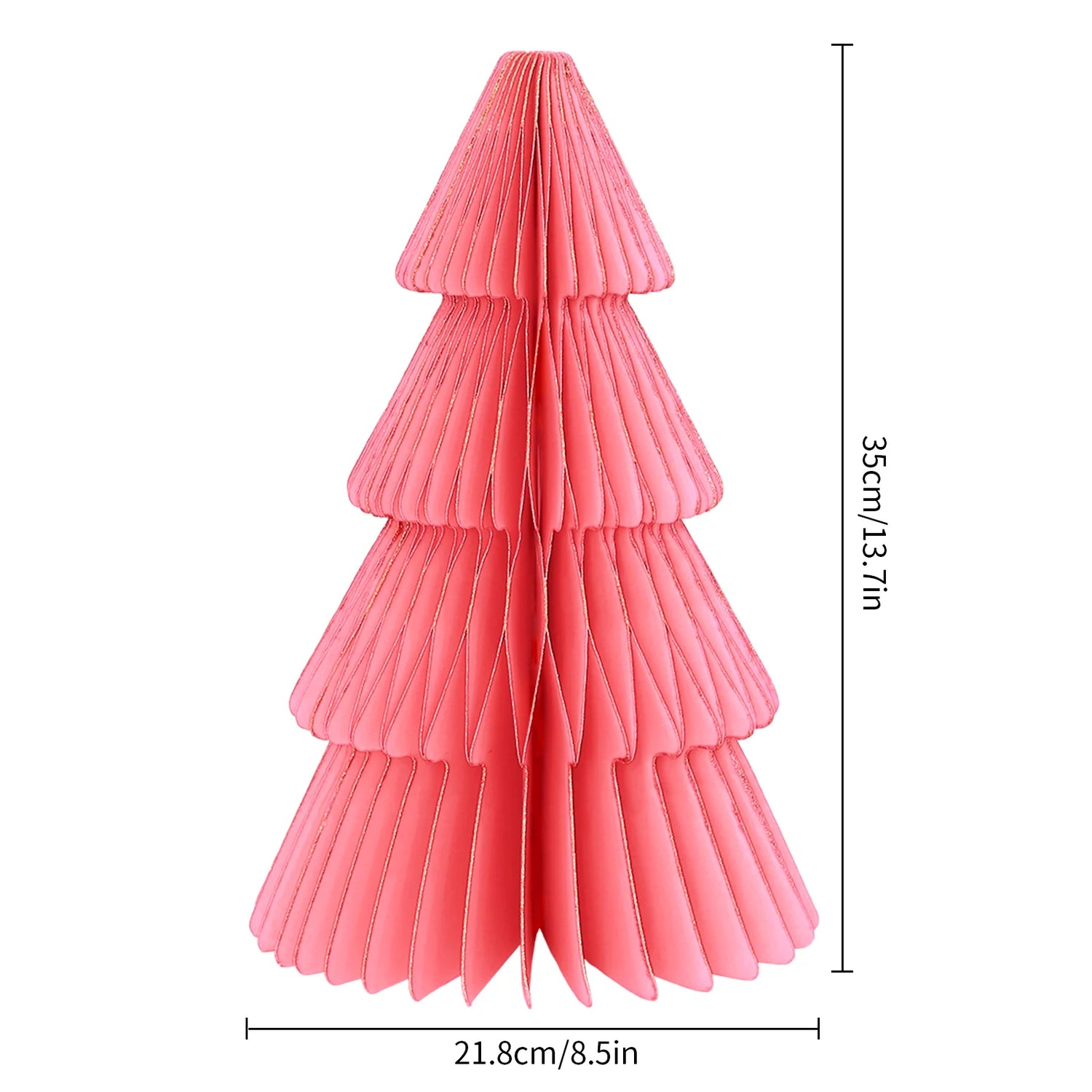 Von Rike - Weihnachtsdeko Tannenbaum rosa in drei Größen
