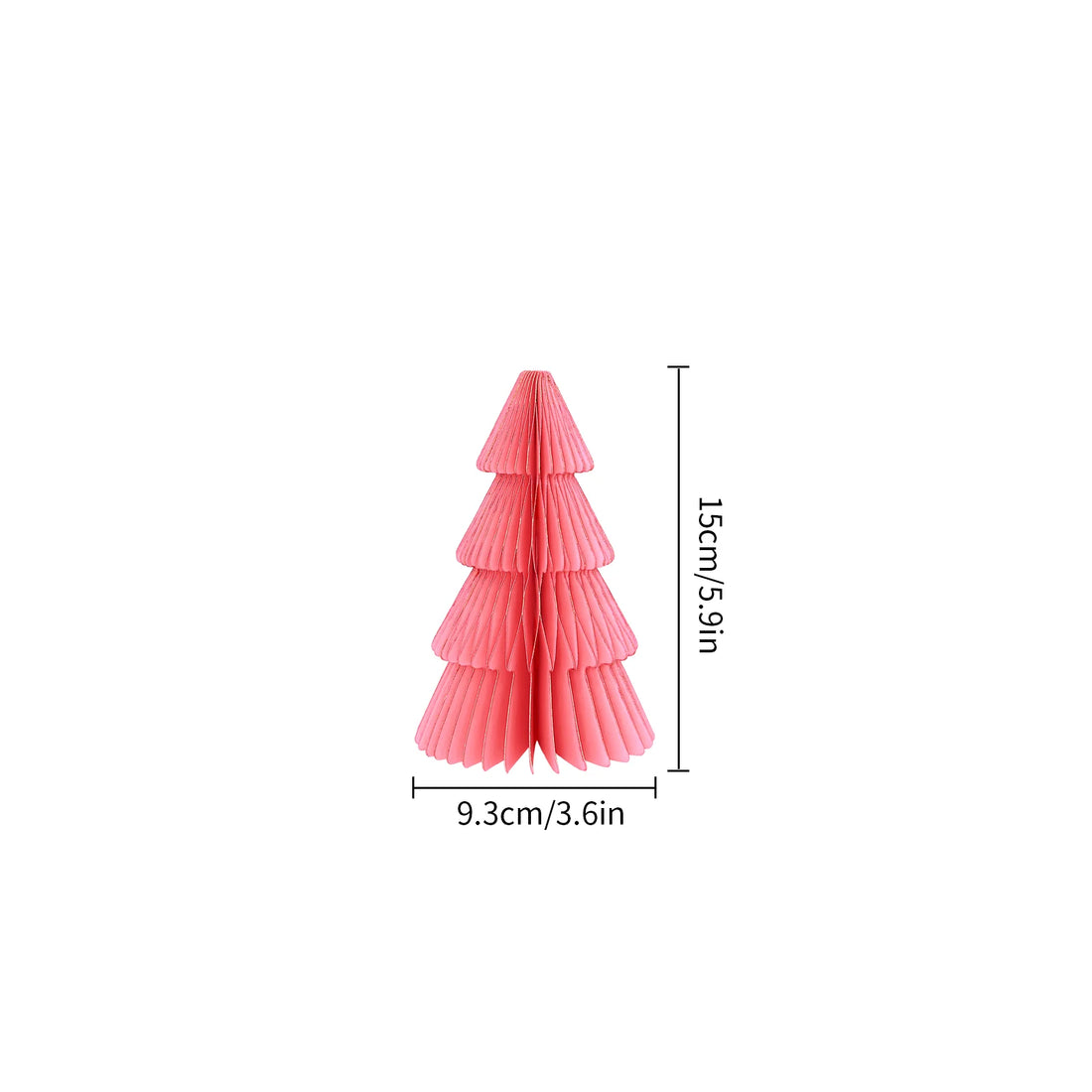 Von Rike - Weihnachtsdeko Tannenbaum rosa in drei Größen