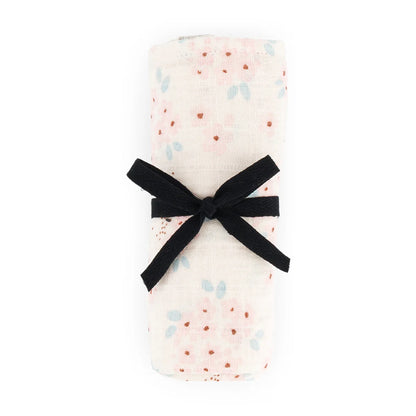 Rose in April - Swaddle Blumen rosa MINI &amp; ME