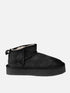 Rosemunde - Lammfell plateau Boots schwarz