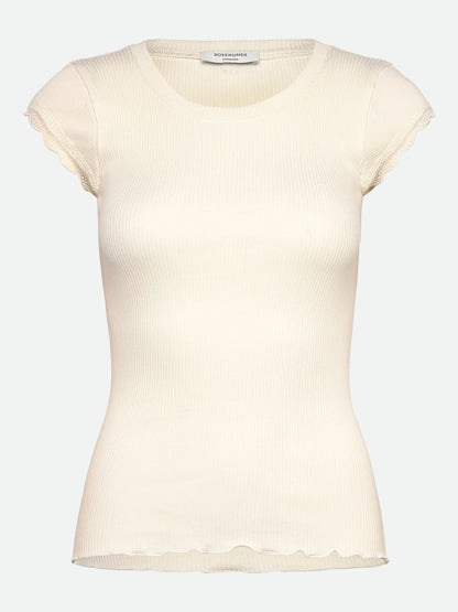 Rosemunde - T-Shirt aus Baumwolle beige