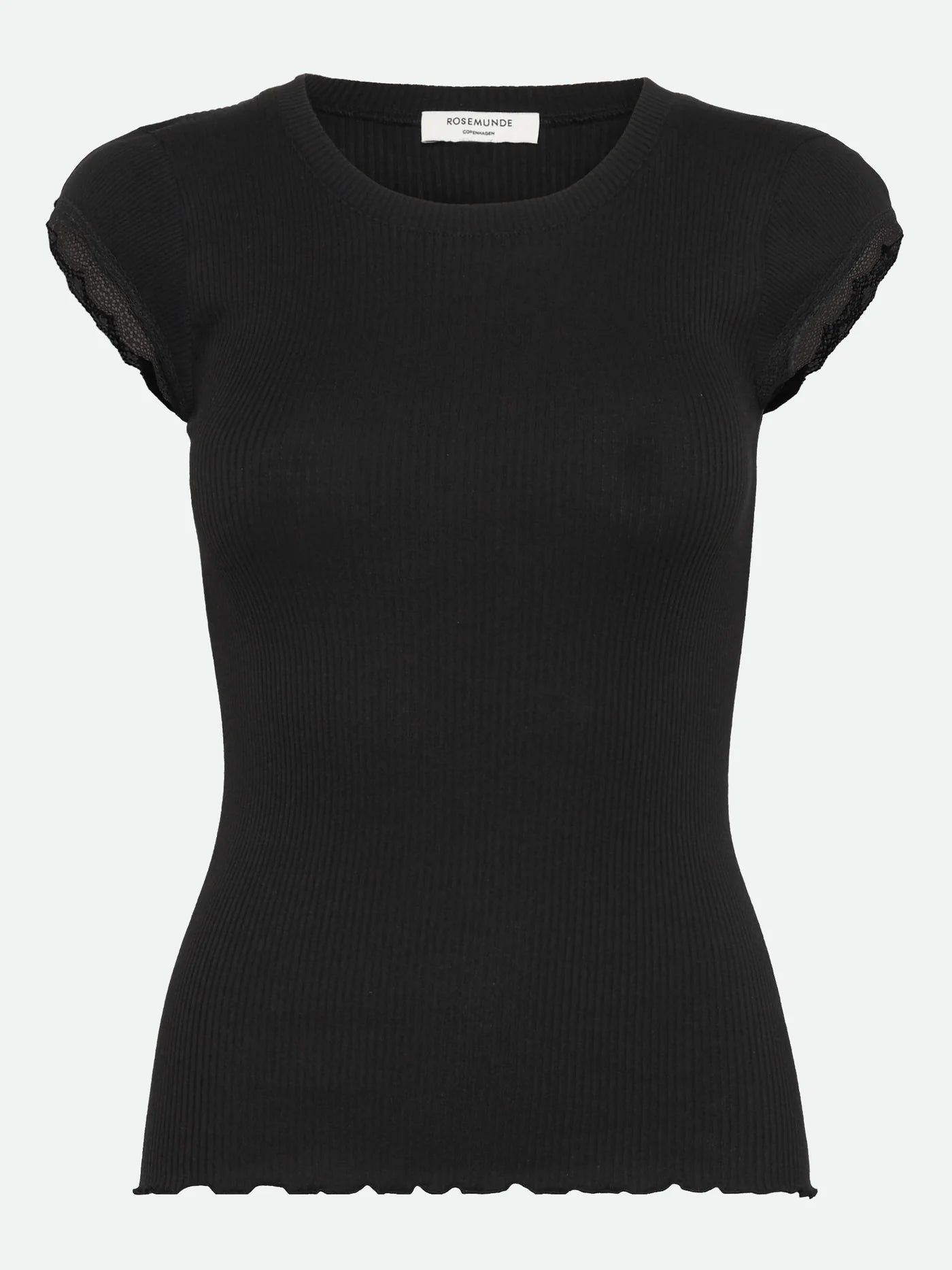 Rosemunde - T-Shirt aus Baumwolle schwarz