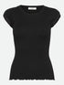 Rosemunde - T-Shirt aus Baumwolle schwarz