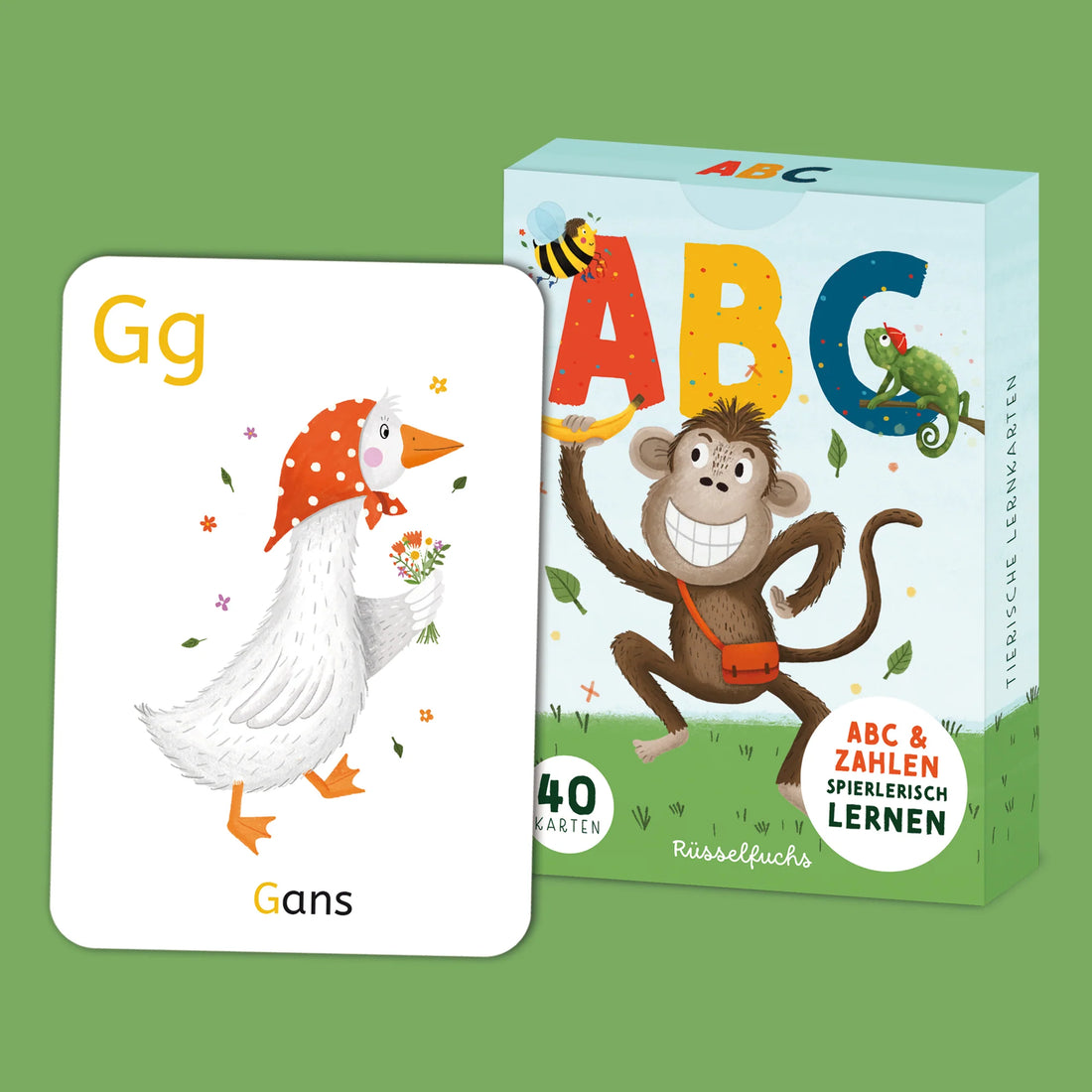Rüsselfuchs - ABC-Kartenset