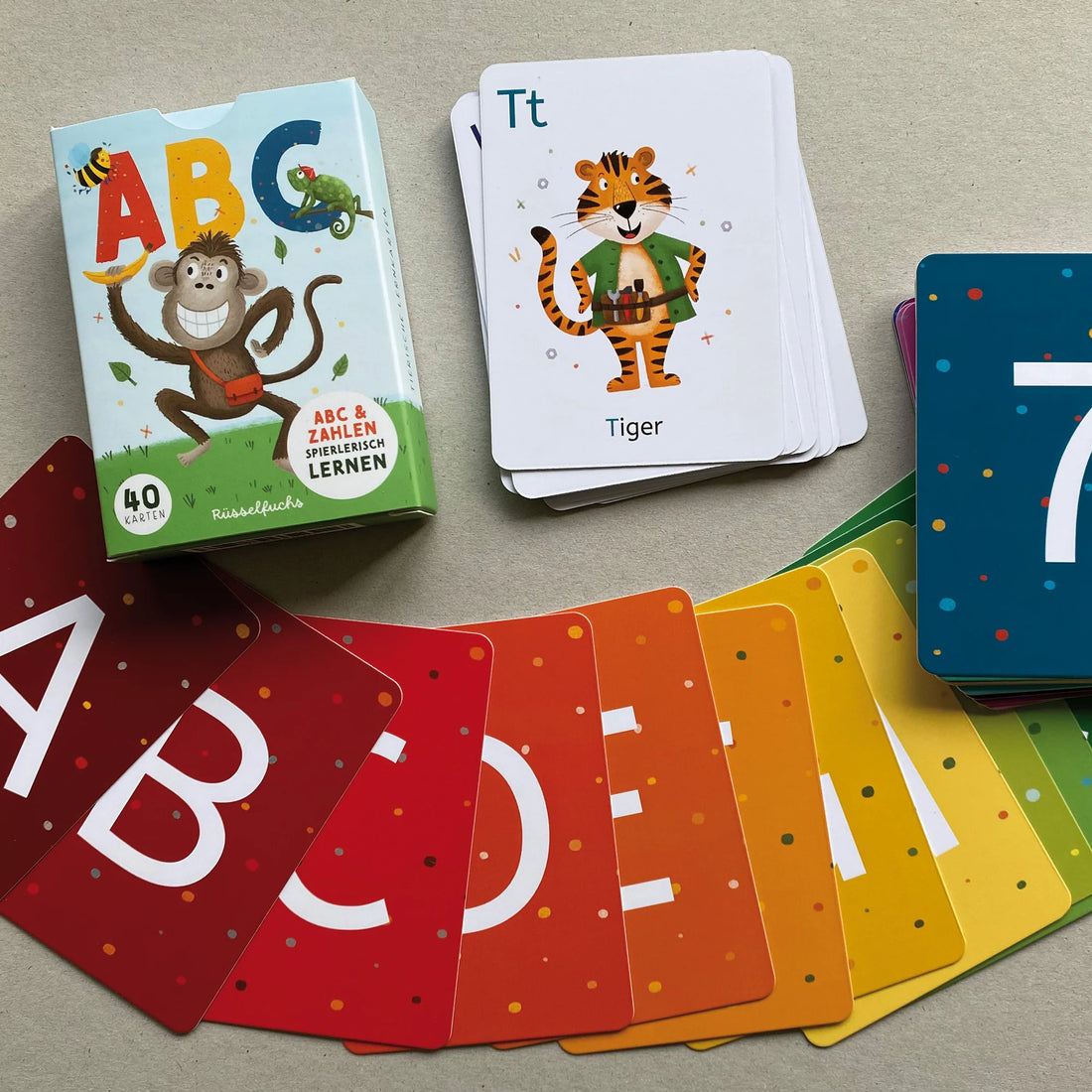 Titel
Rüsselfuchs - ABC-Kartenset