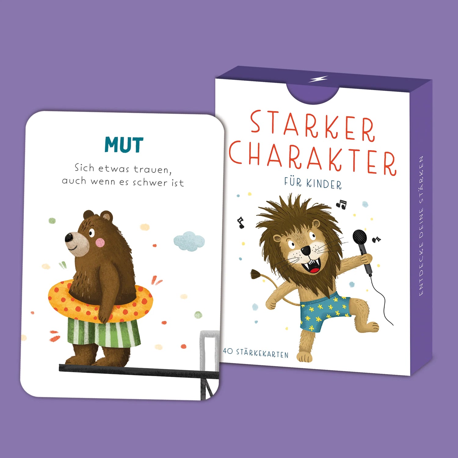 Rüsselfuchs - Kinder Stärkekarten starker Charakter