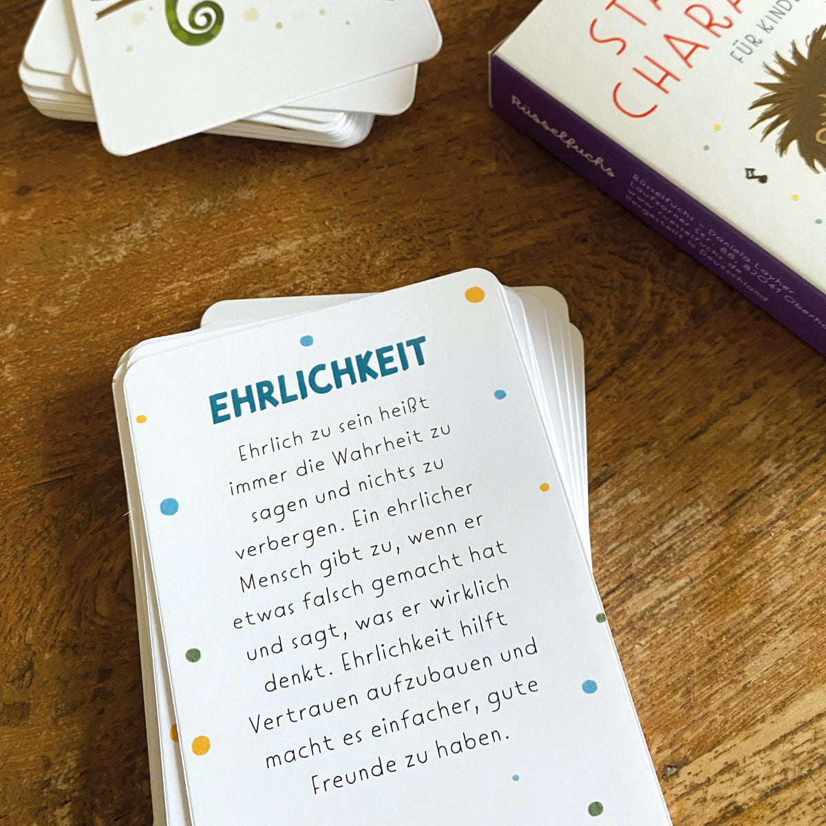 Rüsselfuchs - Kinder Stärkekarten starker Charakter