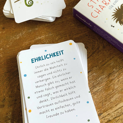 Rüsselfuchs - Kinder Stärkekarten starker Charakter