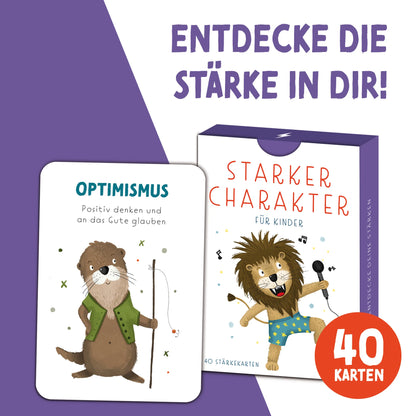 Rüsselfuchs - Kinder Stärkekarten starker Charakter