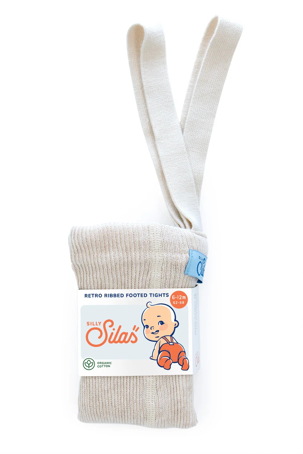 Silly Silas - Baby Strumpfhose Träger Baumwolle (Bio) natur
