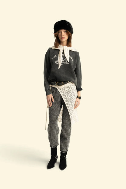 Sisters Department - Sweatshirt mit Print "i´m innocent"