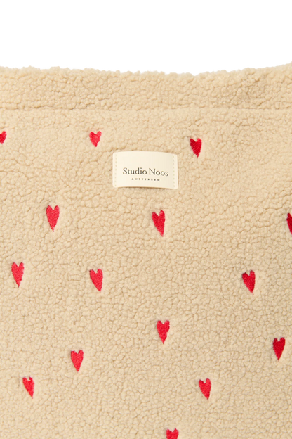 Studio Noos - Teddy Wickeltasche natur Herzen