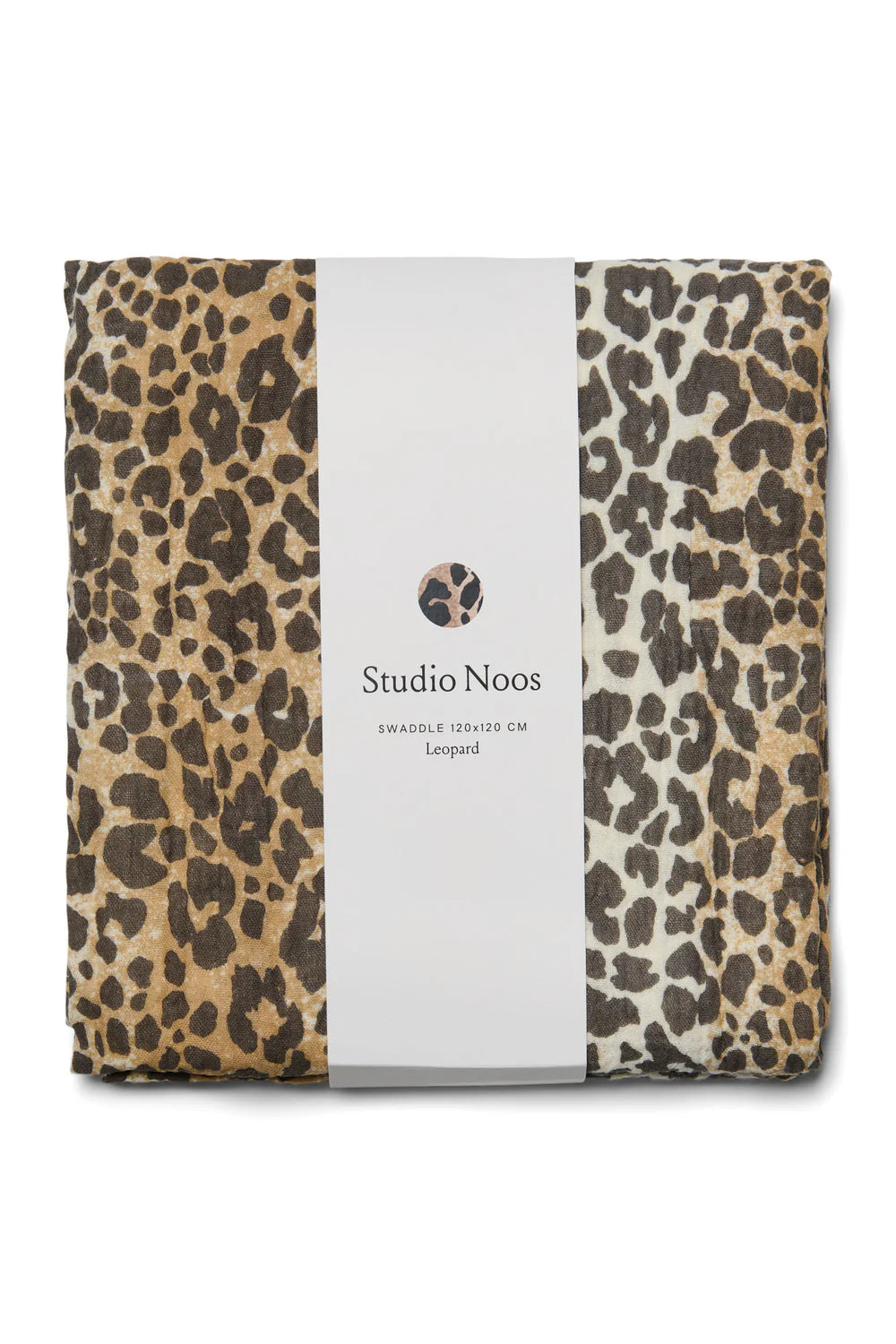 Studio Noos - Babyswaddle 120cm aus Baumwolle (bio) Leopard