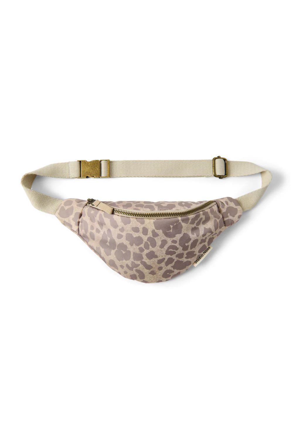 Studio Noos - Kinder Puffer Gürteltasche Beige Leopard MINI & ME