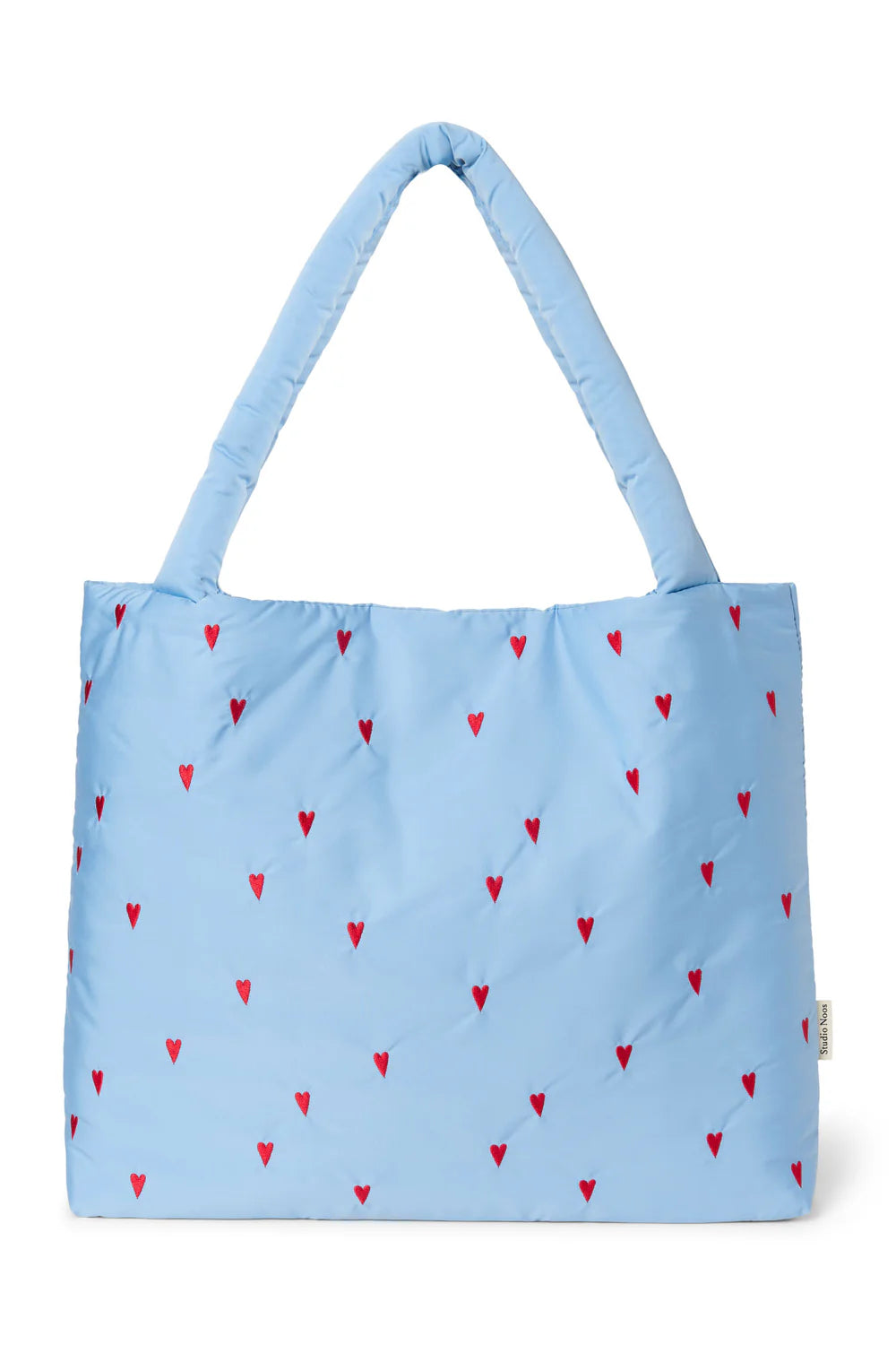 Studio Noos - Puffy Mom Bag Hellblau mit Herzen