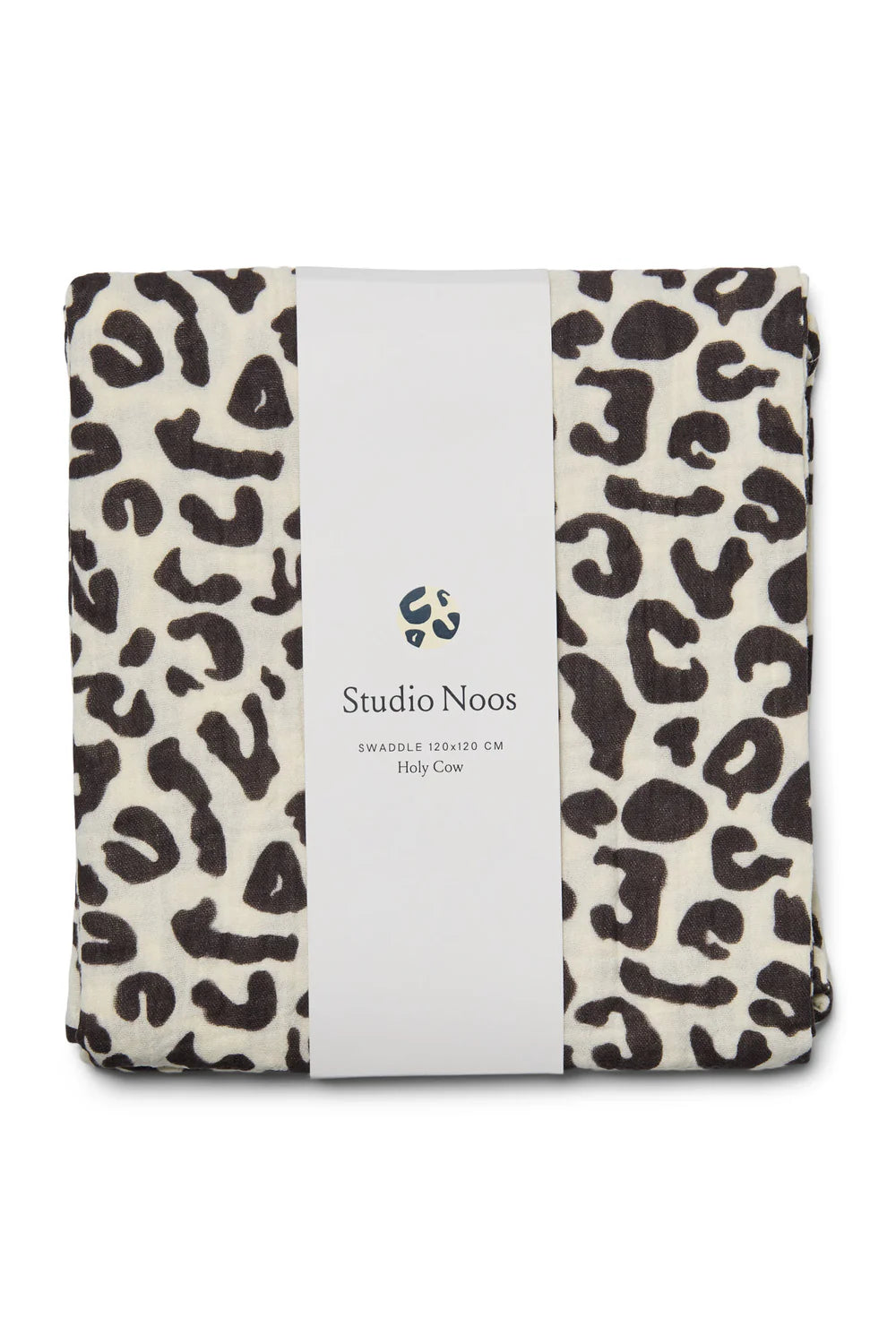 Studio Noos - Babyswaddle 120cm aus Baumwolle (bio) Leopard hell