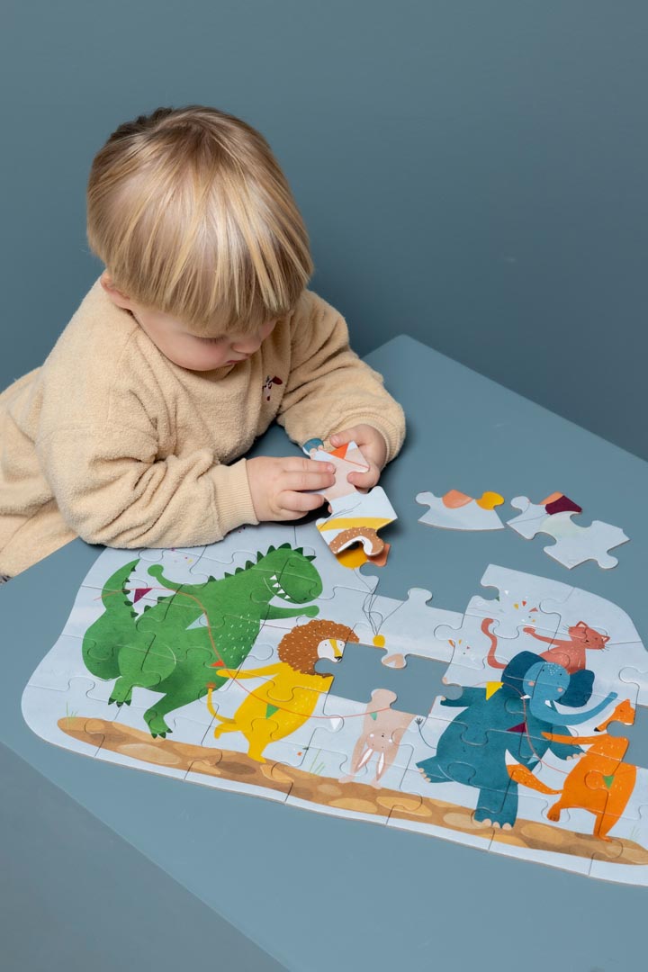 Trixie - Kinder Puzzle „Happy Birthday“ mit Tiermotiven – 36 Teile
