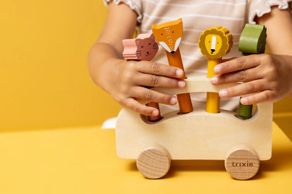 Trixie - Pop-up-Tierbus aus Holz