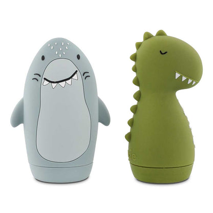 Trixie - Badespielzeug Spritztiere Mr. Shark &amp; Mr. Dino