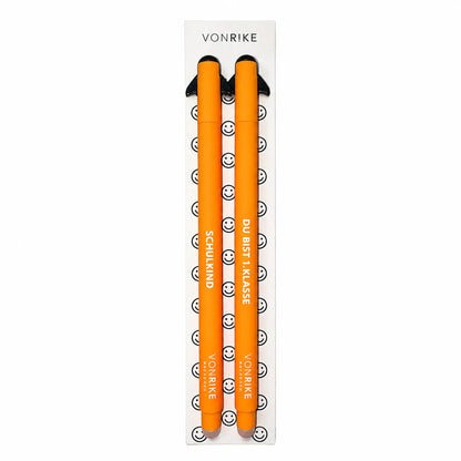Von Rike - Radierbare Gelstifte Schulkind neon orange