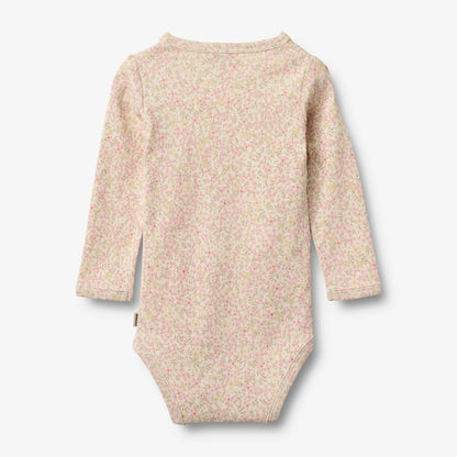 Baby Wickelbody Chia Blumen Biobaumwolle