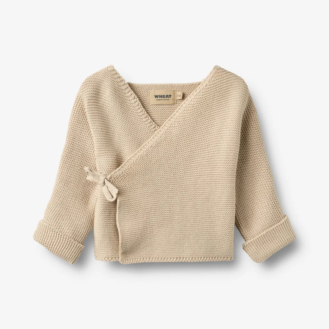 Wheat - Baby Strick-Wickeljacke Baumwolle (bio) natur