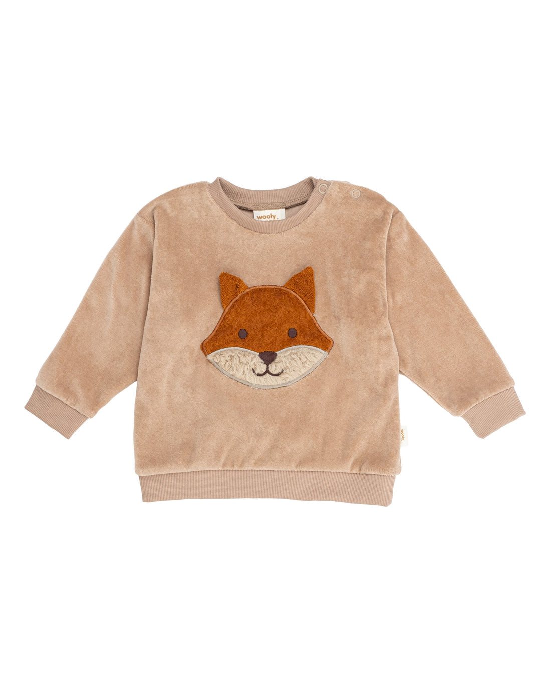 Wooly Organic - Baby Langarmshirt "STUCCO"