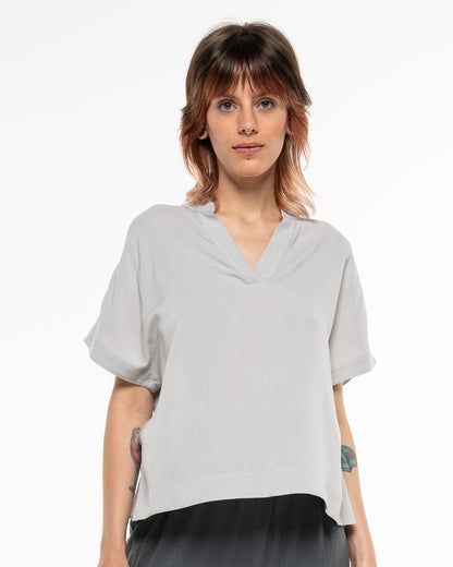 Alma &amp; Lovis - Blusenshirt aus 100% EcoVero grau