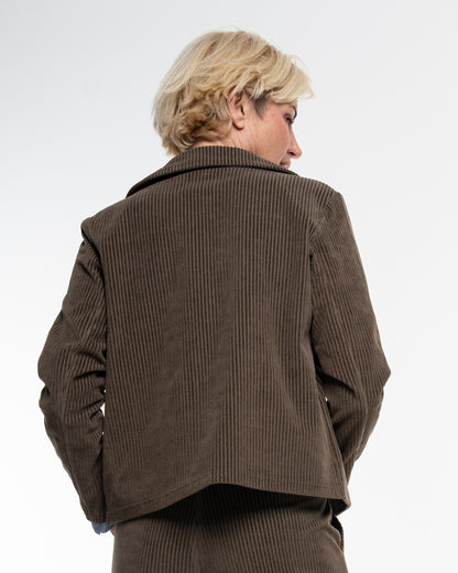 Alma &amp; Lovis - Cord-Blazer Baumwolle (Bio), braun
