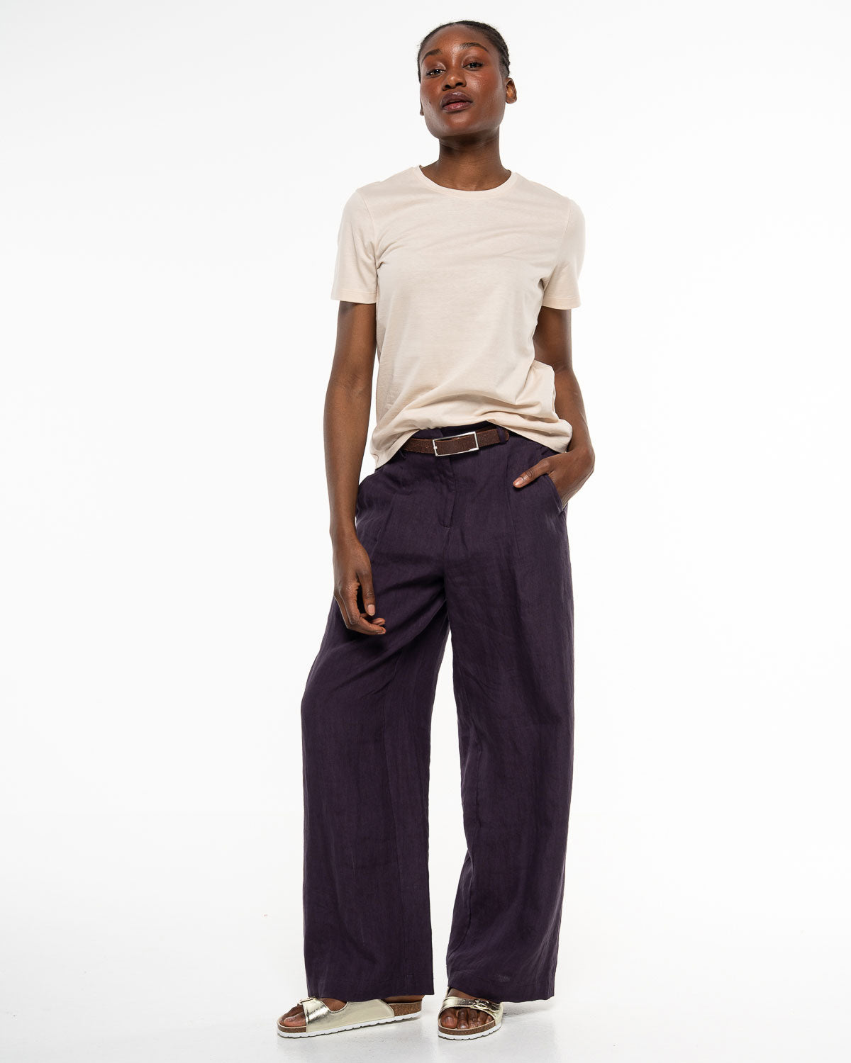Alma &amp; Lovis - Damen Hose 100% Leinen