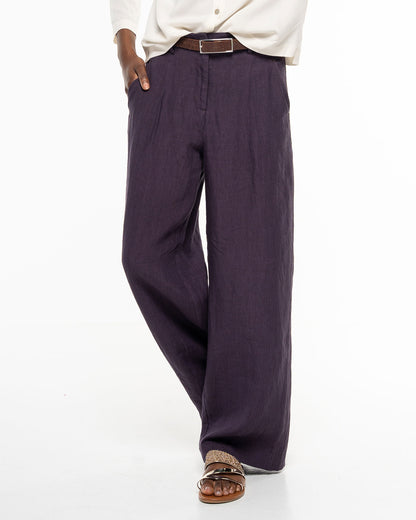 Alma &amp; Lovis - Damen Hose 100% Leinen