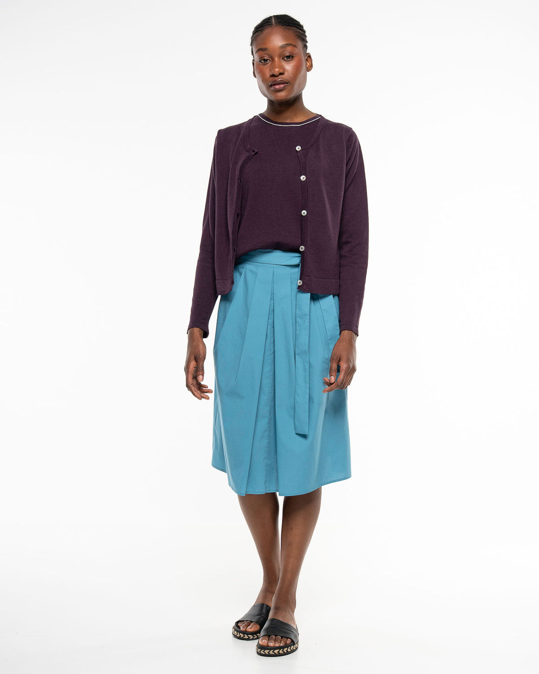 Alma &amp; Lovis - Strickjacke Leinen-Cotton-Mix